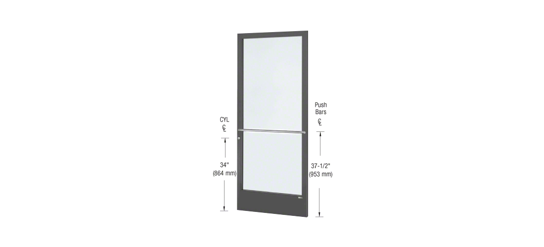 Pocket Bifold Door Hardware Crl Gray 1 8 X 1 2 Storm Door Sweep