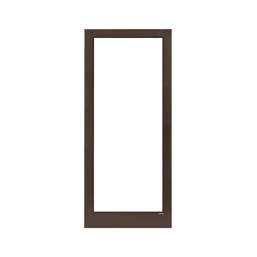 Dark Bronze/Black Anodized Class 1 Custom Blank Single Series 400T Thermal Medium Stile Offset Hung Entrance Door- No Prep