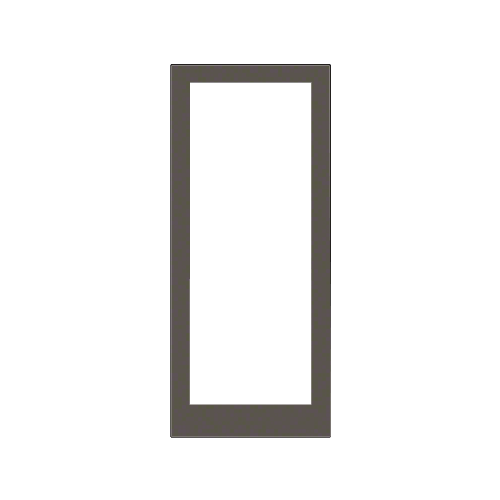 Class L Bronze Black Anodized Custom Single Blank Series 400 Medium Stile Offset Hung Entrance Door - No Prep