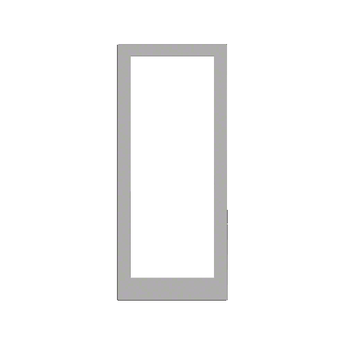 Clear Anodized Class 1 Custom Single Blank Series 400 Medium Stile Offset Hung Entrance Door- No Prep