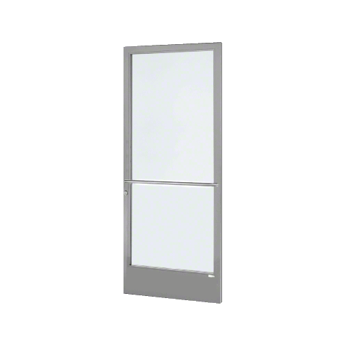 Clear Anodized Custom Single Series 250 Narrow Stile Center Pivot Entrance Door for Overhead Concealed Door Closer