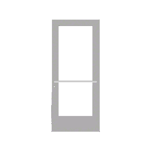 Clear Anodized Custom Single Series 550 Wide Stile Center Pivot Entrance Door for Overhead Concealed Door Closer