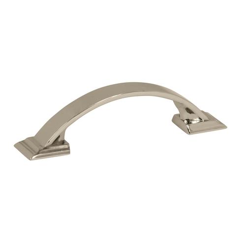 6-5/16" (160 mm) Center to Center Candler Cabinet Pull Bright Nickel Finish