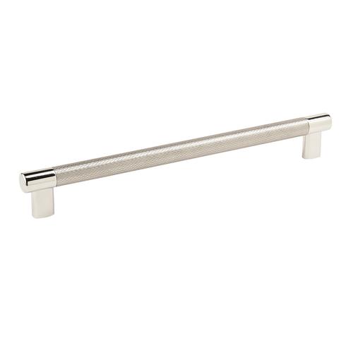 10-1/16" (256 mm) Center to Center Esquire Cabinet Pull Bright Nickel by Stainless Steel Finish