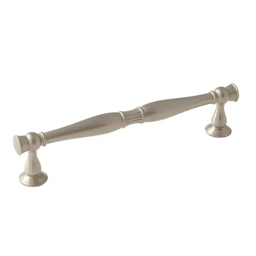 6-5/16" (160 mm) Center to Center Crawford Cabinet Pull Satin Nickel Finish