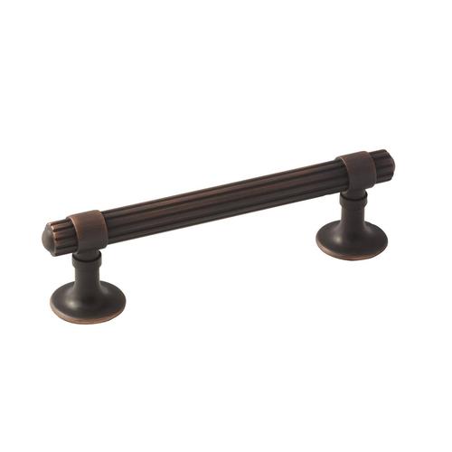 3-3/4" (96 mm) Center to Center Sea Grass Cabinet Pull Oil Rubbed Bronze Finish