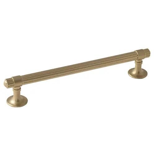 6-5/16" (160 mm) Center to Center Sea Grass Cabinet Pull Golden Champagne Finish