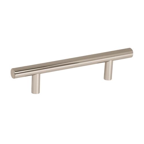 3-3/4" (96 mm) Center to Center Bar Cabinet Pull Bright Nickel Finish