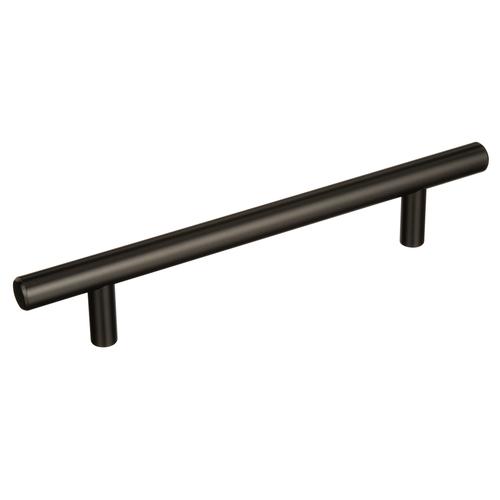 5-1/16" (128 mm) Center to Center Bar Cabinet Pull Black Bronze Finish