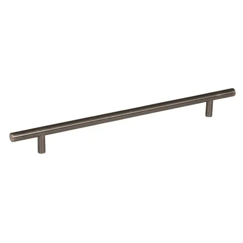 10-1/16" (256 mm) Center to Center Bar Cabinet Pull Gunmetal Finish