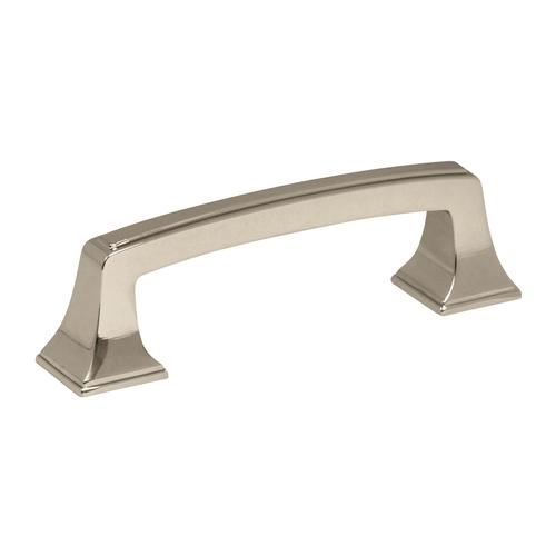 Mulholland Traditional Style Bar Cabinet Pull Handle 3" Center to Center Polished Nickel