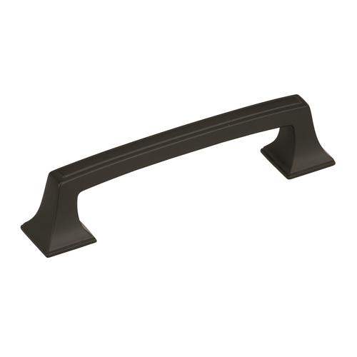 3-3/4" (96 mm) Center to Center Mulholland Cabinet Pull Black Bronze Finish