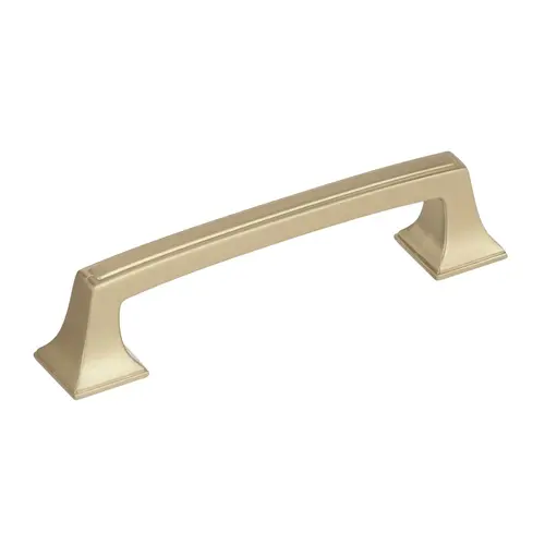 3-3/4" (96 mm) Center to Center Mulholland Cabinet Pull Golden Champagne Finish