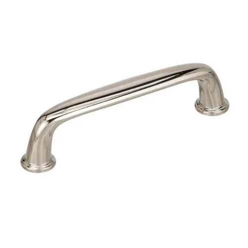 3-3/4" (96 mm) Center to Center Kane Cabinet Pull Bright Nickel Finish