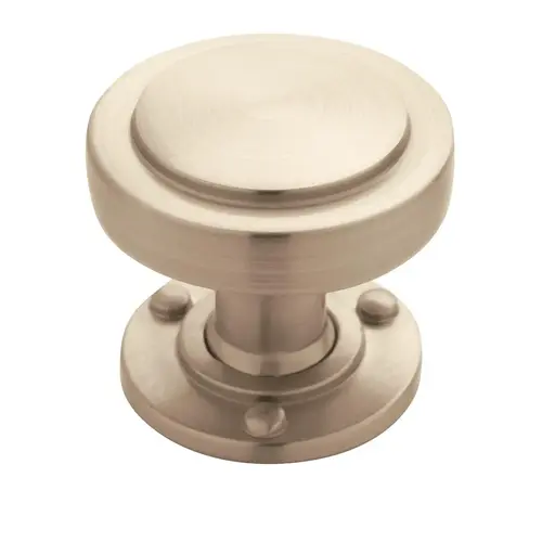 1-1/4" (32 mm) Diameter Rochdale Cabinet Knob Satin Nickel Finish - pack of 10