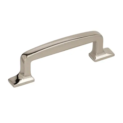 3" (76 mm) Center to Center Westerly Cabinet Pull Bright Nickel Finish