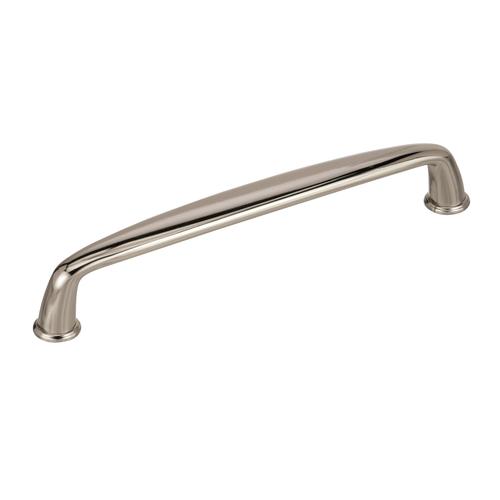 6-5/16" (160 mm) Center to Center Kane Cabinet Pull Bright Nickel Finish