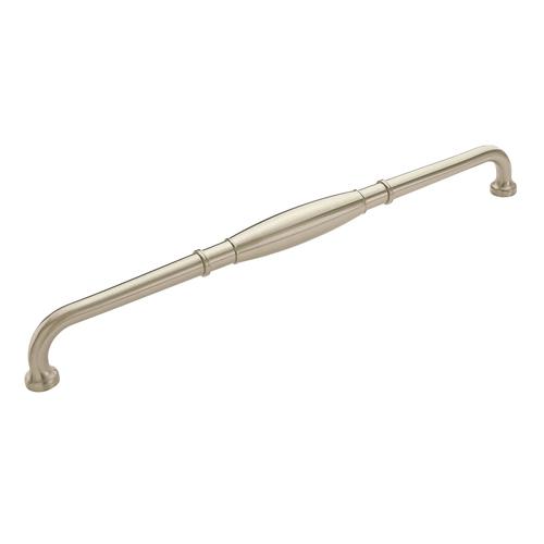 Cabinet Barrel Pull For Kitchen And Bathroom Hardware 18" Center to Center Satin Nickel