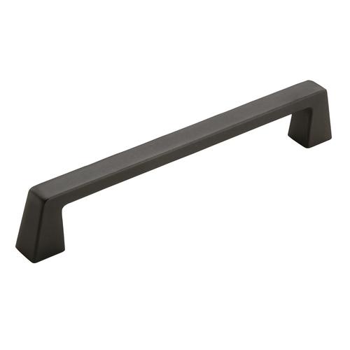 6-5/16" (160 mm) Center to Center Blackrock Cabinet Pull Black Bronze Finish