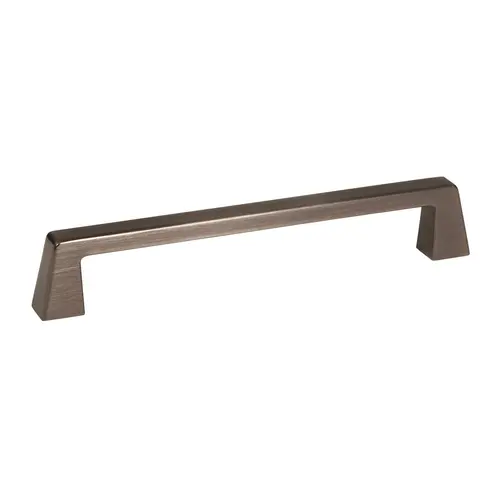 6-5/16" (160 mm) Center to Center Blackrock Cabinet Pull Gunmetal Finish