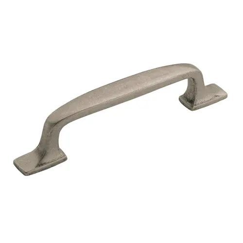 3-3/4" (96 mm) Center to Center Highland Ridge Cabinet Pull Aged Pewter Finish