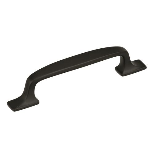 3-3/4" (96 mm) Center to Center Highland Ridge Cabinet Pull Black Bronze Finish