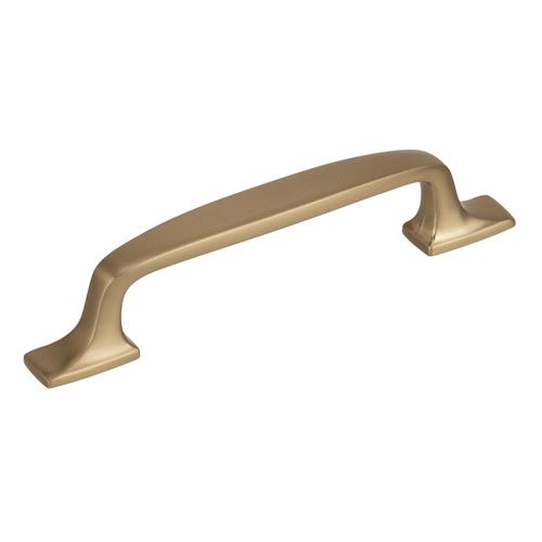 3-3/4" (96 mm) Center to Center Highland Ridge Cabinet Pull Golden Champagne Finish