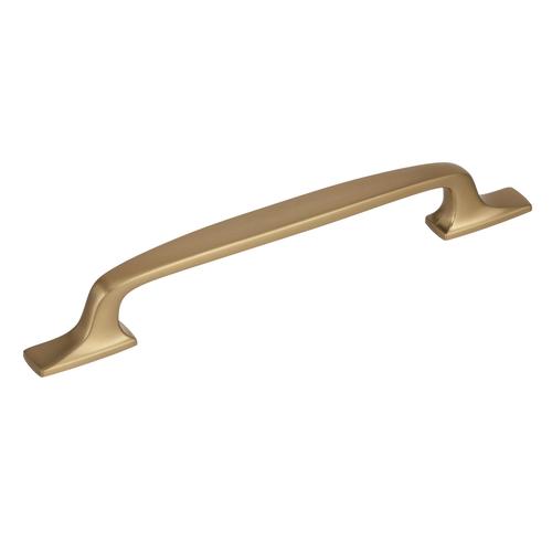 6-5/16" (160 mm) Center to Center Highland Ridge Cabinet Pull Golden Champagne Finish