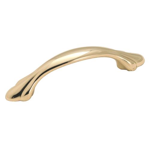 Amerock BP13943 Polished Brass Blythe Cabinet Pull Handle 3" Center To Center