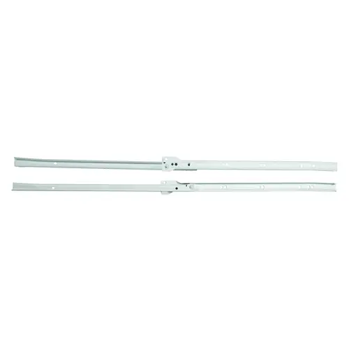 White Self-Closing Drawer Slide 22" Length - pack of 10