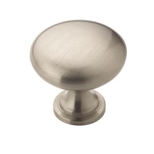 Allison Value 1-1/4 in (32 mm) Diameter Satin Nickel Cabinet Knob - 10 Pack