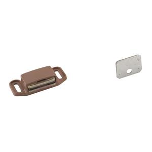 Tan Plastic Magnetic Latch For Drawers, Doors And Cabinets - pack of 20