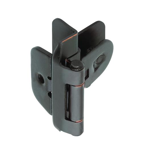 Demountable Cabinet Hinges 3/8" Inset Double Oil Rubbed Bronze
