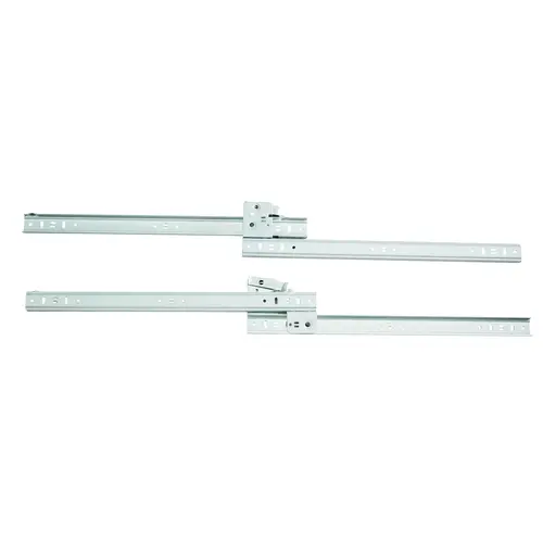 20" L Ball Bearing Side Mount Drawer Slides Less Bracket For kitchen And Cabinet Hardware White