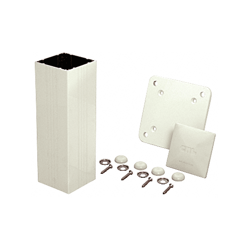 Oyster White Standard 4" x 4" Surface Mount 36" Long Post Kit