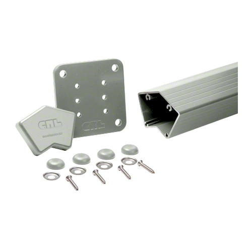 Agate Gray 100 Series 48" 135 degree Surface Mount Post Kit