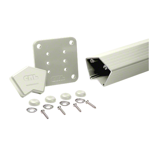 Oyster White 100 Series 36" 135 degree Surface Mount Post Kit