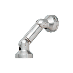 CRL SGF61BGW Brushed Stainless Dual Pivot Glass-to-Wall/Floor Swivel Fitting
