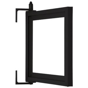CRL D977FB Flat Black Custom Pivot Mirror Frame