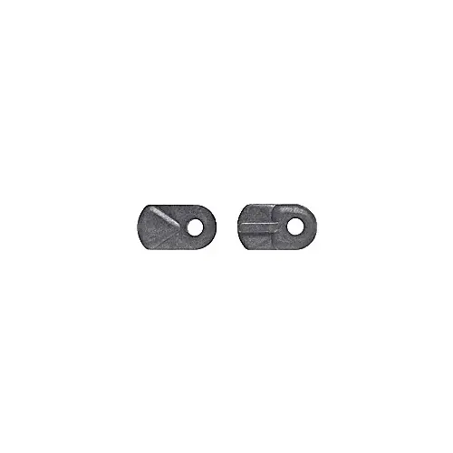 CRL WSC370 Clear Flush Panel Clips – 100 Pack For Glass Or Wood Screens