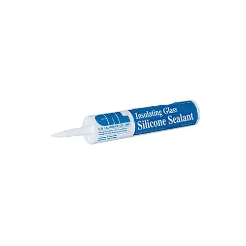 CRL 9542 Black 10.3 Fl. Oz. Insulating Glass Silicone Sealant