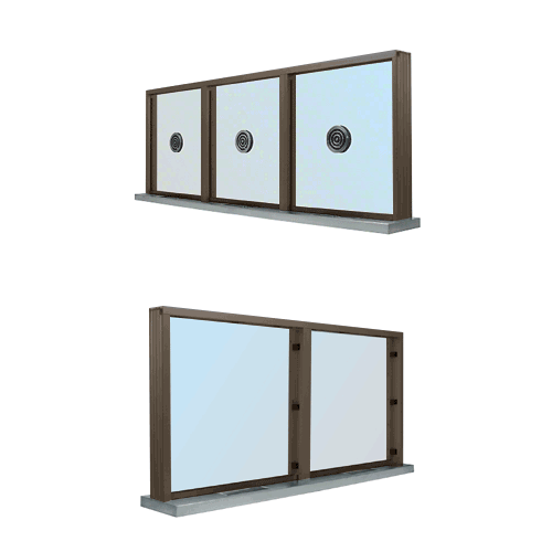 CRL S1SWDU Duranodic Bronze Aluminum Standard Inset Frame Multi-Lite Window
