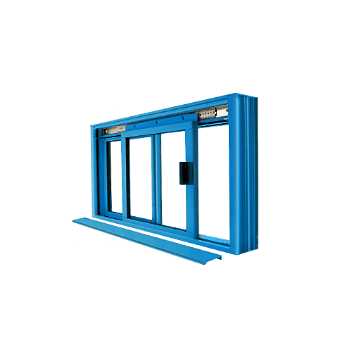 CRL DW1800P Custom Color Powder Painted DW Series Manual Deluxe Sliding Service Window OX or XO without Screen