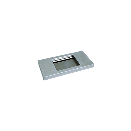 Brushed Stainless Custom Size Deep Non-Ricochet Level 3 Protection Stainless Steel Shelf with Deal Tray
