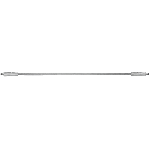 Brushed Stainless 54" Glass Awning System Connecting Rod for 48" Wide Panels - (1) Connecting Rod Included Only