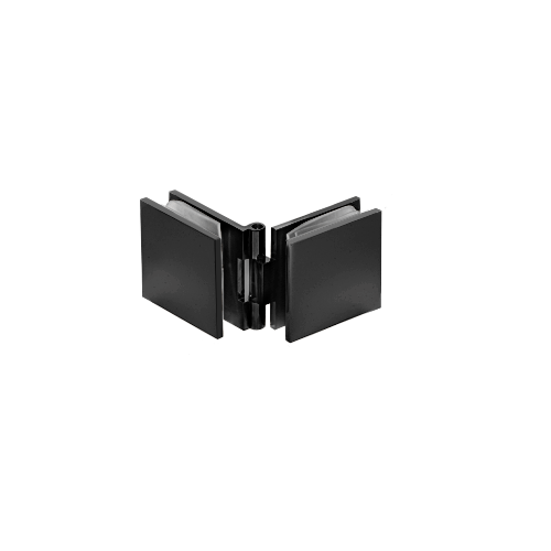 CRL ADJSQ180MBL Matte Black Adjustable Square Glass to Glass Clamp