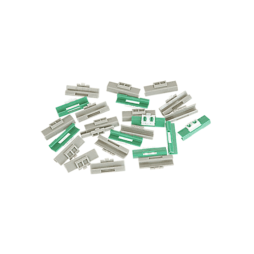 CRL PCK40479G 1979-1989 All Volvo Models Windshield Clip Kit for Windshield FCW404 With 24 Green and Gray Clips