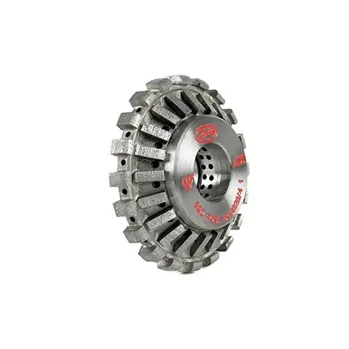 ADI 'Tilt Wheel' for 90 degree Built Up Edges 120 mm Diameter - Position 1