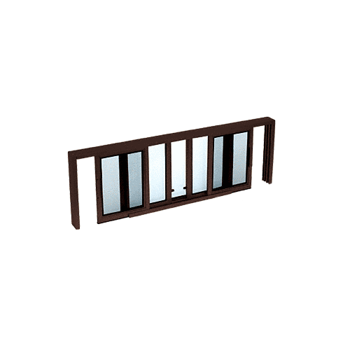 Duranodic Bronze Horizontal Sliding Service Window XOX Format with 1/2" Insulating Glass No Screen Duranodic Bronze Horizontal Sliding Service Window XOX Format with 1/2" Insulating Glass No Screen