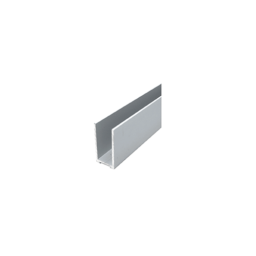 Aluminium Anodized U-Channel 40 x 20 mm, for 10 to 12 mm Glass